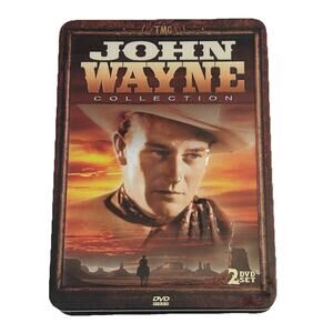 John Wayne Collection DVD 2008 2 Disc Set Tin One Disc Unopened And One Open